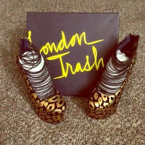 London Trash Platform Heels